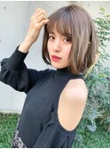 【アフロート添田】小顔な前下がりボブ ウォーターフォール