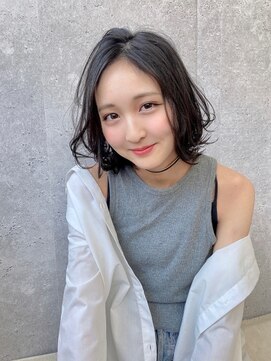 アストランティア 栄店(ASTRANTIA) ＊ASTRANTIA＊福井彩乃 ブラックエアリーレイヤーボブ