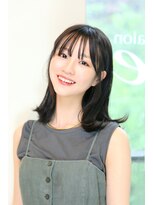 アエレ(Aere)&nbsp;【Aere池袋】黒髪シンプル外ハネスタイル☆進藤千草