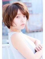 ヌーン ヘアメイク プラス ハッピータイムズ(NOON hair make+happy times)&nbsp;耳かけ☆透明感イルミナアッシュベージュ 中野ヌーンstyle110