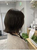 ボブ×ミントグレー