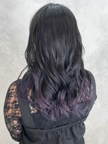 アイティー バイ アルバム 中野店(IT by ALBUM) バイオレットグラデーション_ショコラベージュボブルフ_ba342131