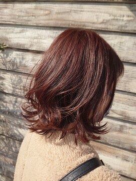 タントラ(tantra) 切りっぱなしロブ ルビーグレージュ