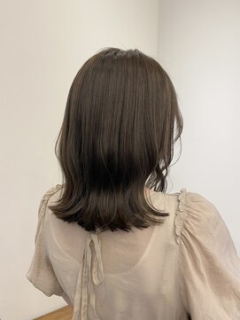 リリアーナ(LILIANA) 池袋 イルミナカラー オリーブブラウン ボブ 髪質改善♪