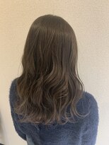 ジールサロン 学園の森店(ZEALSALON)&nbsp;グレージュ ウェーブ巻き