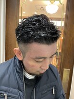 ヒロギンザバーバーショップ 新宿店(HIRO GINZA BARBER SHOP)&nbsp;スパイラルパーマ(理容室/メンズ/barber shop新宿店)