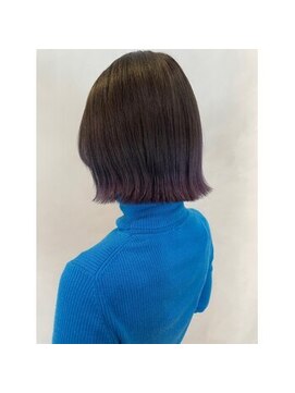 オレロ 国立(olelo) 大人ガーリー/似合わせカット/リバースセンターパート/国立