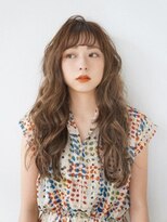 サファイア(SAPPHIRE)&nbsp;グレージュグラデーションのゆるナミウェーブロング(*^^)v