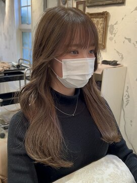 ジーニー 千葉(GENiE) くびれ韓国ヘア/顔周り/レイヤーカット【佐藤詩門】