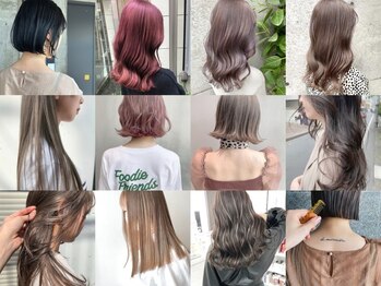 エイチ(H eitf)の写真/【カット+カラー+最新TR¥7980～】人気のイルミナカラー/ハイトーンも◎ブランドサロンで憧れのStyleへ…☆
