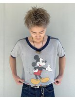 ディーカヘアー(Di KA HAIR) ベージュ/メンズショート/TAKUMI