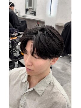 オム ブランシェ(HOMME BLANCHE’) 【Ryo】フェザーリバースコンマバング《メンズ／パーマ》