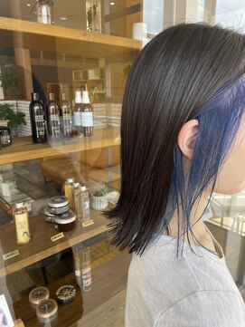 ノート ヘアーサロン(NOTE HAIR SALON) インナーカラーブルー