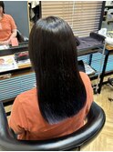 ネイビーパープル×裾カラー