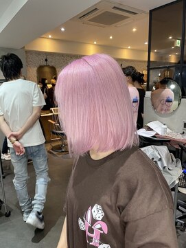ラフィスヘアー プアナ 小田原店(La fith hair puana) ホワイトピンクカラーほしい