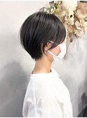 マッシュショート ハンサムショート 丸みショート