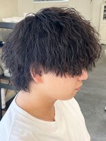 バース バイ ハピネス(BIRTH by happiness)&nbsp;奈良men's縦落ちツイストスパイラルパーマ　マッシュウルフ