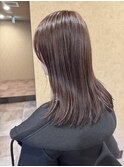 伸ばしかけヘア/まろやかブラウンカラー/オッジィオット