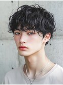 【スタイリング簡単】マッシュ×緩めスパイラルパーマ