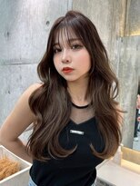 ロール 博多(Role) ミニウルフレイヤーカット顔周り前髪韓国ミディアムロング/博多