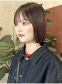 栄ショートボブくびれヘア韓国風ハイライトローライト名古屋