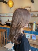 透明感ベージュ#西尾市美容院#髪質改善#バイカルテ#イルミナ