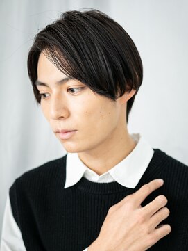 モッズヘアー メン 戸田公園店(mod's hair men) ビジネス七三分け爽やかブラックツーブロックショートg戸田公園
