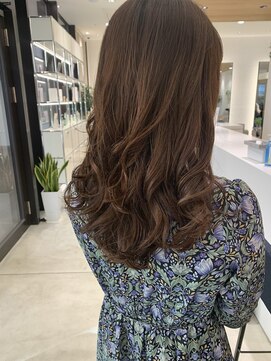 ステアケース 武蔵小杉店(stair:case) コテ巻きパーマ　セミロング