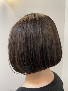 髪質改善カラー:ボブ