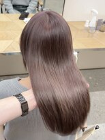 ミリ(mm)&nbsp;ブリーチ1回で作る艶感透明感たっぷりなラベンダーカラー