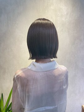 髪質改善/顔周りレイヤーカット/グレージュ[千葉/千葉駅]