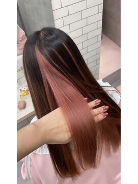 【Rico】ピンクベージュ/コーラルピンク/ブリーチ