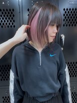 イエナ 渋谷(IENA) 10代20代30代対応インナーカラーブルー裾カラーケアブリーチ