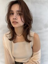 ロニカ 銀座(LOuNICA) レイヤーカット/ ミディアムレイヤーハッシュカット20代30代40代