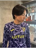 毛流れセンターパート