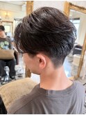 毛流れセンターパート