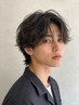 【新規】カット+フェザーパーマ　【＃大阪＃心斎橋＃ウルフ#スパイラル】