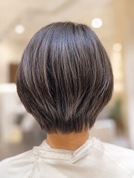 女髪の時間の写真/乾かすだけで整う品よくまとまる大人女性のショート◎