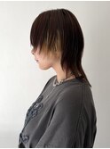 ＊ハッシュカットハイレイヤーロングウルフデザインシャギー