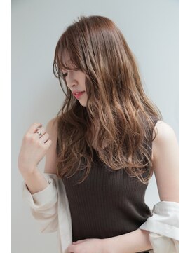 ロンドアベニール 北千住(Lond avenir) 大人可愛いAラインゆるふわロング 西田大樹