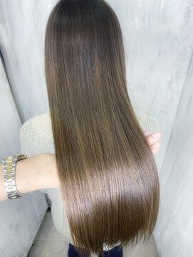 アンフィドットドゥルドゥ(AnFye.dueldo) ジュエリーシステム×LULUトリートメント×縮毛矯正で艶髪