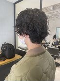 ショート×パーマ