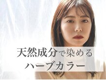 カラーダメージが気になる…髪が細くて強度がない…などは、ハーブカラーがお勧め♪