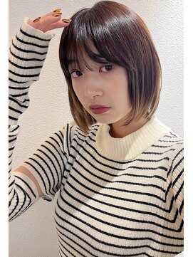 ロンドプロフィール 浦和(Lond profil) 【ワンランク上のボブ】切りっぱなしボブ【浦和】