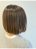 30代40代50代◎大人ナチュラルワンレンレイヤーボブ 日暮里