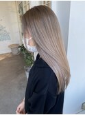 フルブリーチでミルクティーベージュ