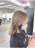 ブラック×ベージュ×逆インナー[倉敷][岡山][ハイライト]