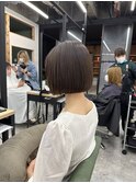 ナチュラルボブ/大人可愛い/顎ラインボブ/本厚木