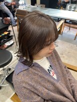 トレス(TRESS)&nbsp;レイヤーボブ　外ハネボブ　くびれミディアム