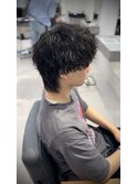 マッシュパーマ/マッシュウルフ/ツイストスパイラル/ツイスパ